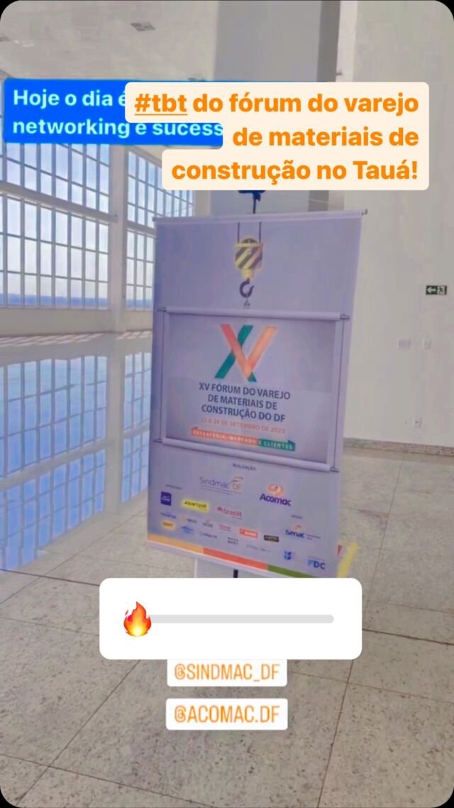 Que evento incrível! Parabéns à equipe @acomac.df e @sindmac_df. Agradecemos aos nossos parceiros comerciantes, suas famílias e às empresas colegas do ramo que estiveram presentes com força total!